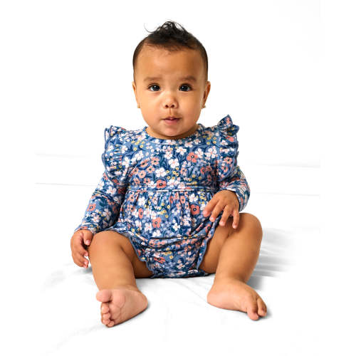 Petite Petals Bubble Romper | Little Sleepies