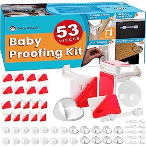 Child Safety Kit (21 pieces) by Boxiki Kids. 8 Corner Protectors