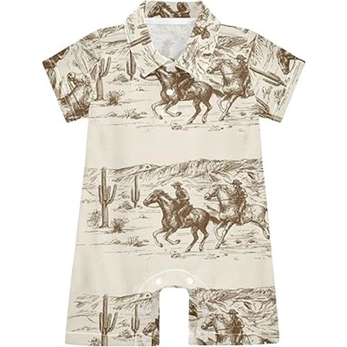 Ollabaky Unisex Baby Romper One Piece Outfit Cotton Clothes Jumpsuits for Boys Girls 0-24 Months