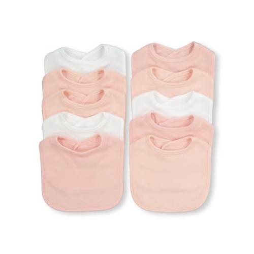 Light Pink Baby 10 Pack Bibs | Best&Less™ Online