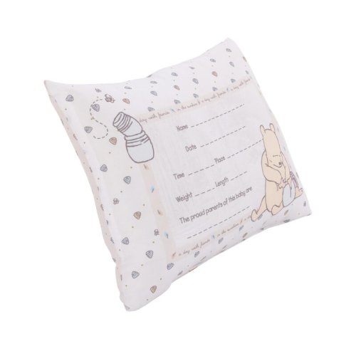 Disney NoJo Disney Winnie the Pooh Decorative Keepsake Pillow – Personalized Birth Pillow | Wayfair