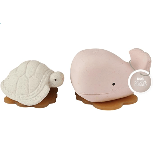 Squeeze'n'Splash Bath Toys (Whale & Turtle (Pink & Vanilla))