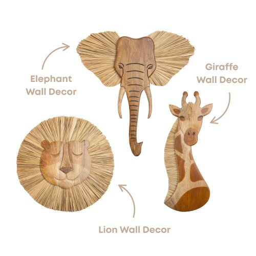 Kendi Safari Wall Decor Bundle - Crane Baby