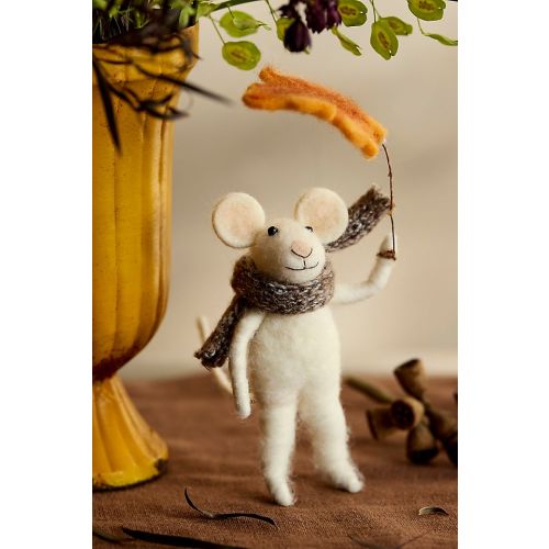 Fall Foliage Mouse Felt Critter
