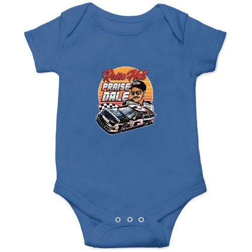 Dale Earnhardt Raise Hell Praise 90S - Dale Earnhardt Onesies Kids's Short Sleeve Onesie 12M Royal sold by EcoconLINEN | SKU 390162779 | Printerval
