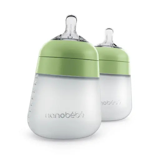 The 9oz Flexy Silicone Baby Bottle - FREE SHIPPING! BPA-Free, Anti-Colic – Nanobébé
