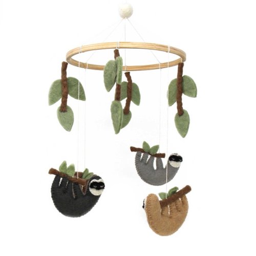 Indigo Safari Felt Baby Nursery Mobile & Reviews | Wayfair