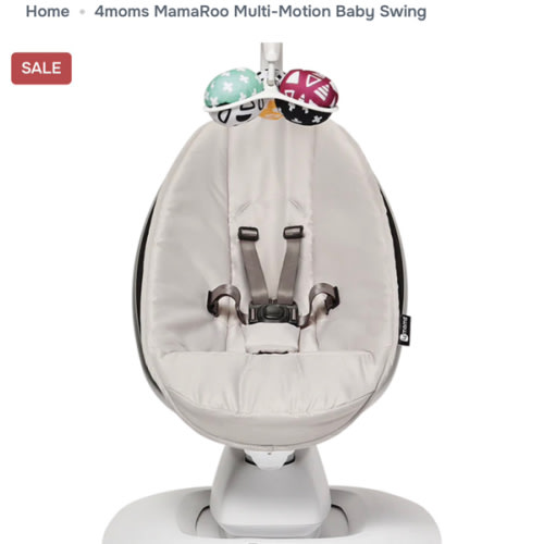 4moms MamaRoo Multi-Motion Baby Swing