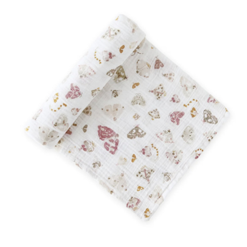 Organic Cotton Muslin Swaddle