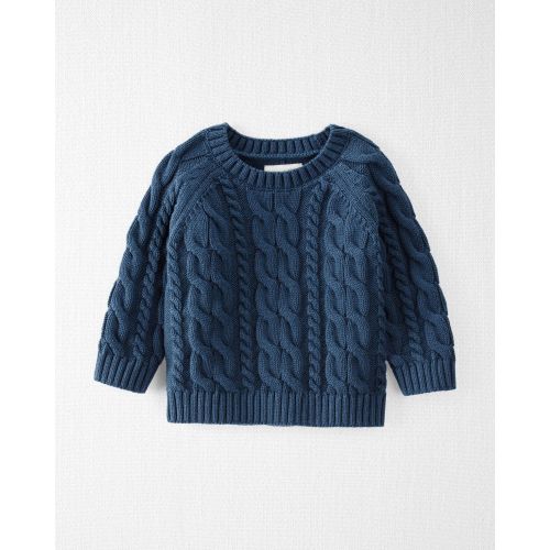 Baby Organic Cotton Cable Knit Sweater - Little Planet | Carter's