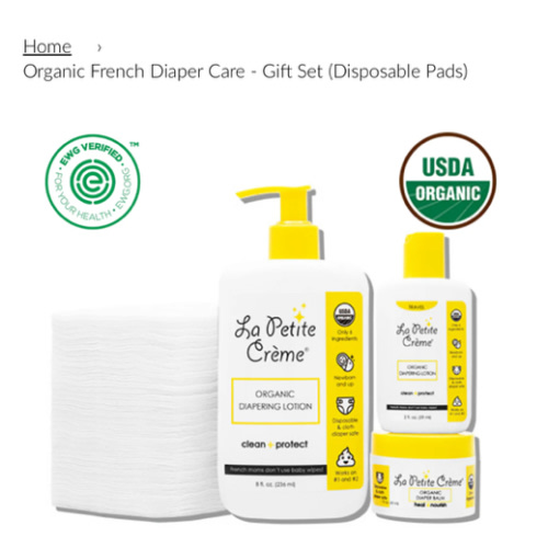 La Petite Creme - Organic Starter Bundle (Disposable Pads)