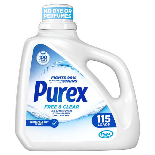 Purex, Free & Clear Liquid Detergent, 150 fl oz, Sensitive Skin