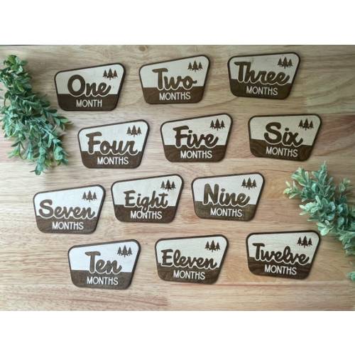 National Park Milestones Wood Cut Out Laser Engraved - Etsy
