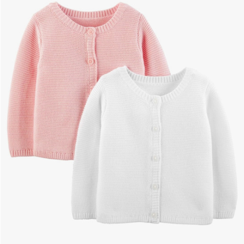 Simple Joys by Carter's Unisex-Baby 2-Pack Knit Cardigan Sweaters