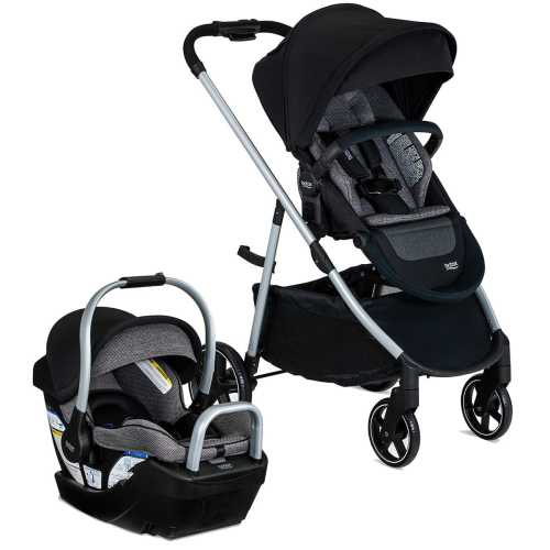 Britax Willow Grove SC Travel System - Pindot Onyx