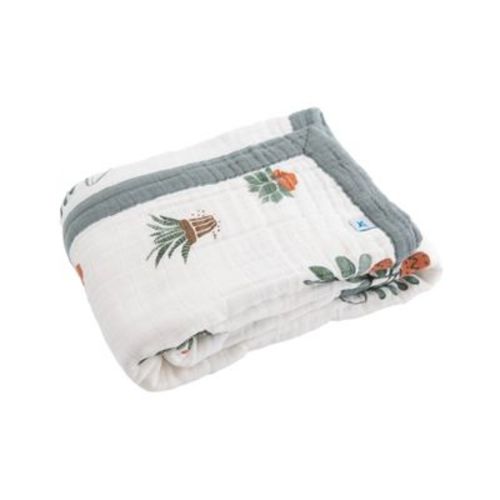 Little Unicorn Cotton Muslin Baby Receiving Quilt - Planetary