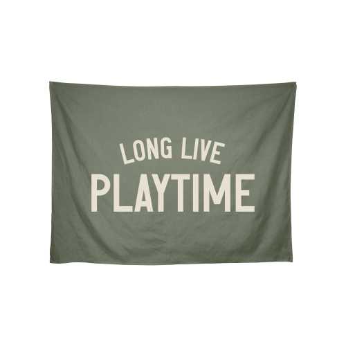Long Live Playtime Banner Flag, Playroom Wall Art, Flag Banner, Playroom Decor, Playtime Flag, Kids Decor, Wall Hanging, Multiple Colors