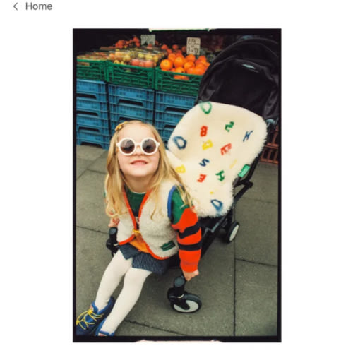 Sheepskin for stroller and bassinet - Binibamba x Bobo Choses