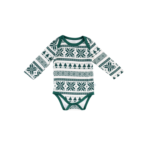 6-9moBaby Long-Sleeve Bamboo Bodysuit – Dreamland Baby