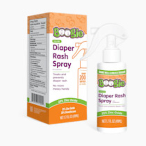 Boogie No-Rub Diaper Rash Spray - Green, 1.7 Oz