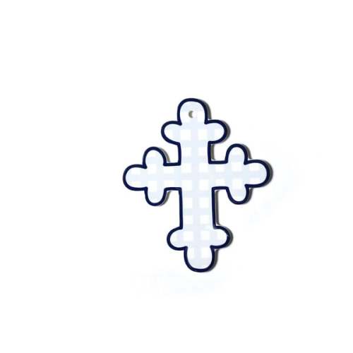 Gingham Cross, Blue - Coton Colors | Maisonette