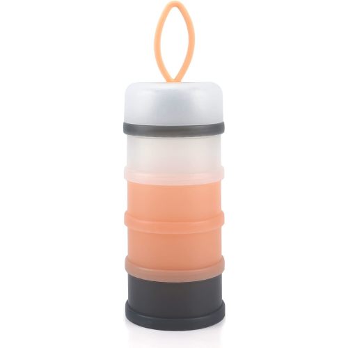 Accmor Baby Formula Dispenser On The Go, Stackable Formula Dispenser Formula Container to Go, Non-Spill Portable Milk Powder Kids Snack Storage Container, BPA Free