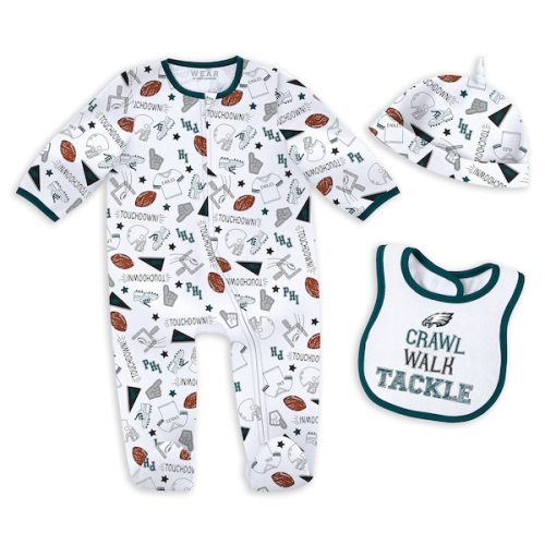 Newborn & Infant Philadelphia Eagles WEAR by Erin Andrews Sleep & Play Set