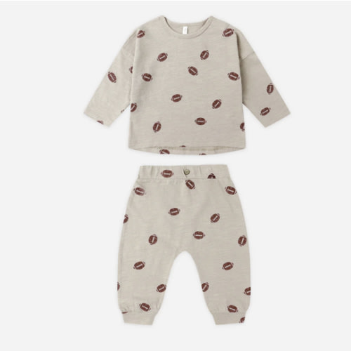 Tee + Pant Set || Footballs – Rylee + Cru