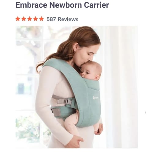 Embrace Baby Carrier For Newborn | Ergobaby knit material