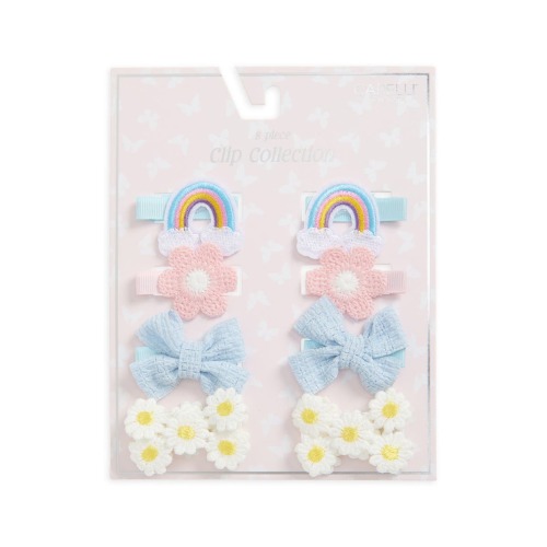 Kids' Assorted 8-Pack Spring Hair Clips