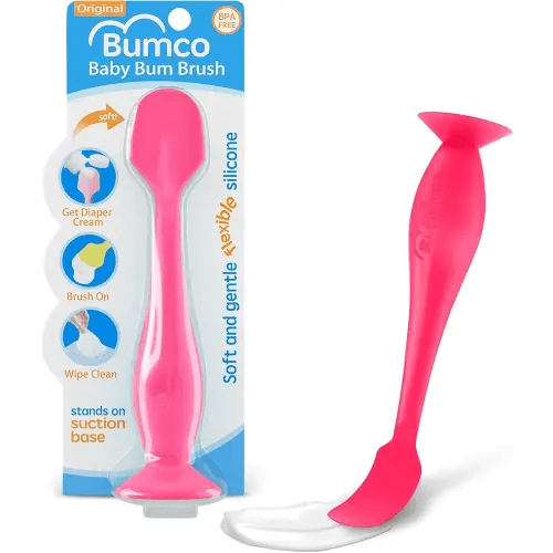 Bumco Diaper Cream Spatula - BPA-Free Diaper Bag Essentials, Soft Butt Spatula Baby, Mom-Invented Butt Paste Spatula, Bumco Diaper Cream Spatula, Flexible Diaper Cream Applicator, Bumco Baby Bum Brush