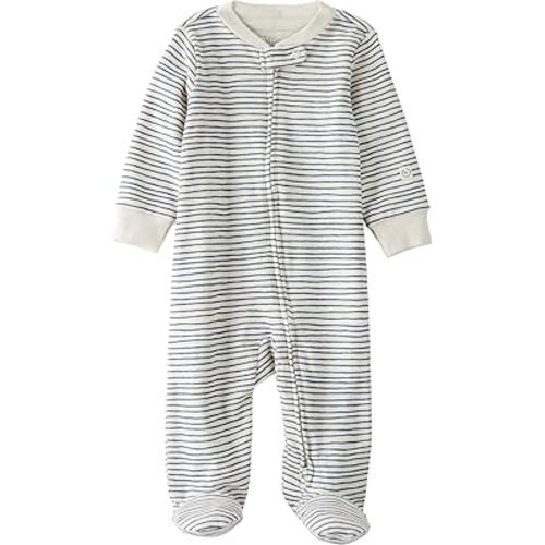 little planet by carter's Baby Sleep and Play made with Organic Cotton, Painterly Stripe, 3M
