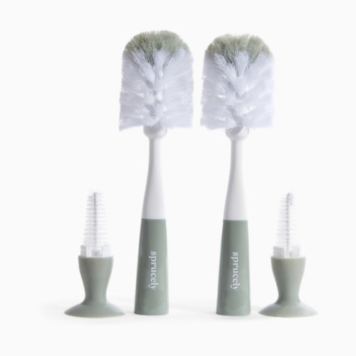 Bottle Brush (2 Pack) - White/Sage