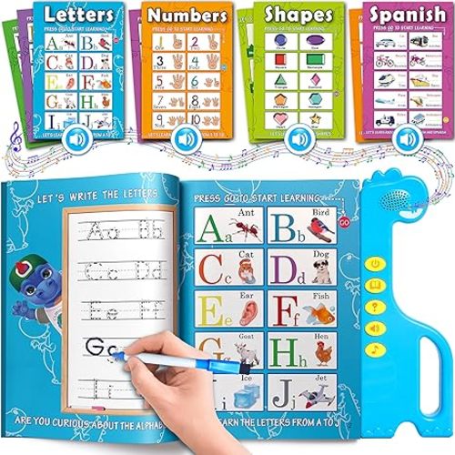 Curious 2 Learn ABC Learning | English & Spanish Sound Book