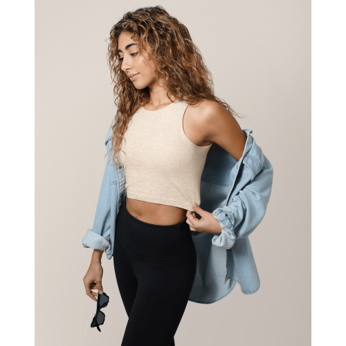 Sublime® Bamboo Hands-Free Pumping Longline Bra Top | Black - Kindred Bravely