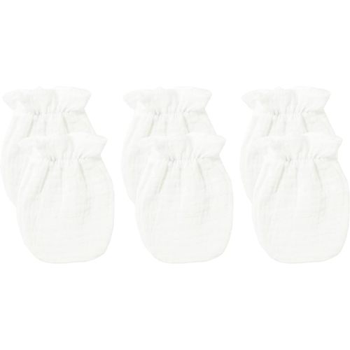 Newborn Mittens No Scratch 100% Organic Cotton Mitts Baby Boy Girl Neutral 0-12 months 3 Packs