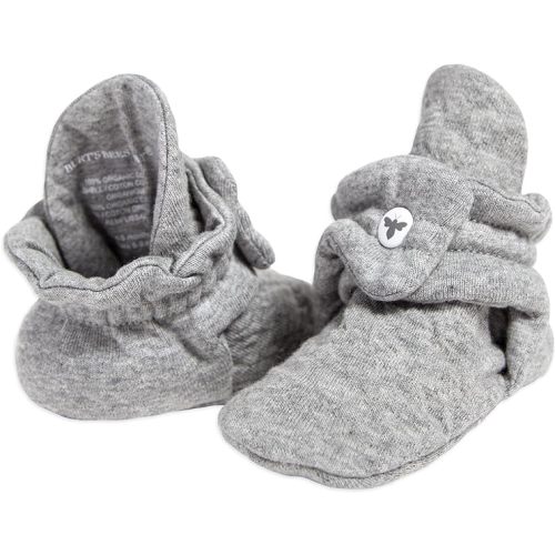 Burt's Bees Baby Booties, Organic Cotton Adjustable Infant Sock