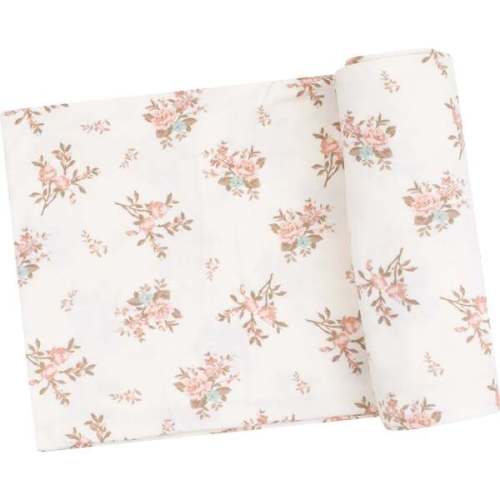 Swaddle Blanket, Vintage Rosebuds - Angel Dear | Maisonette