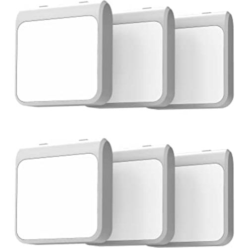 Plug-in Led Night Light with Auto Dusk to Dawn Sensor,Adjustable Brightness and Color, Warm White,Cool White Lights for Bathroom,Hallway,Bedroom, Kids Room, Kitchen, Stairway, 6 Pack