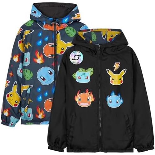 Get Trend Raincoat for Boys, Teens, Rain Coat, Hooded Jacket, Outerwear, Jacket for School, Outdoor, Gifts for Boys