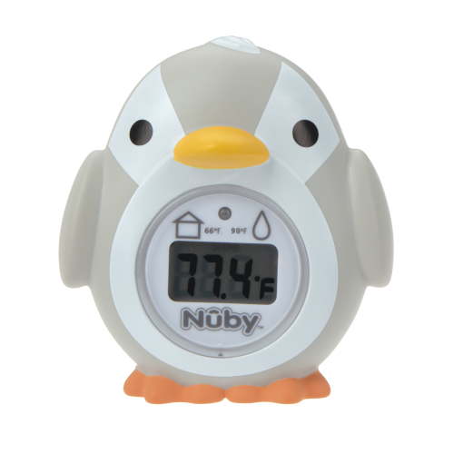 Nuby Floating Penguin Bath and Room Digital Thermometer