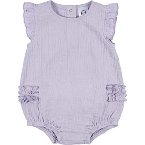Gerber baby-girls Sleeveless Ruffle Romper