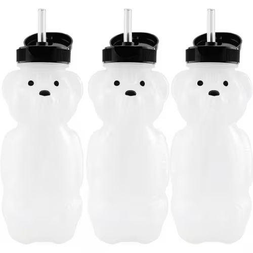 Cornucopia Brands - Honey Bear Straw Cups, 3-Pack