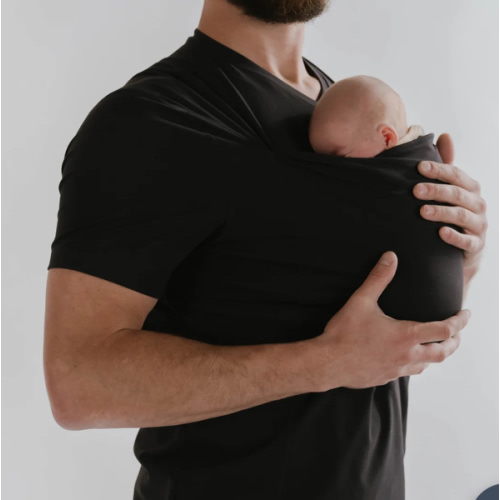 Lalabu Dad Shirt | Original Babywearing T-Shirt with Kangaroo Pouch | Baby Wrap Carrier for Newborns & Infants | Baby Wrap Carrier for Newborns | Essential for new Dads