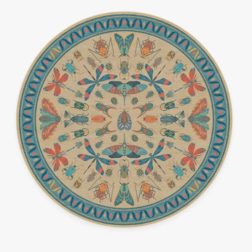 Iris Apfel Flutterby Multicolor Rug | Ruggable