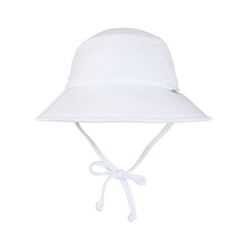 Green Sprouts Baby/toddler Breathable Bucket Sun Protection Hat - White - 0/6 Months