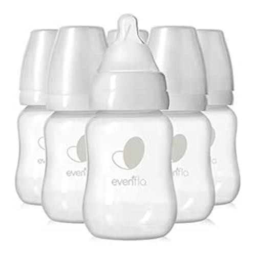 Evenflo Feeding Premium Proflo Venting Balance Plus Standard Neck Baby, Newborn and Infant Bottles - Developed by Pediatric Feeding Specialists - 4 Ounce (Pack of 6)