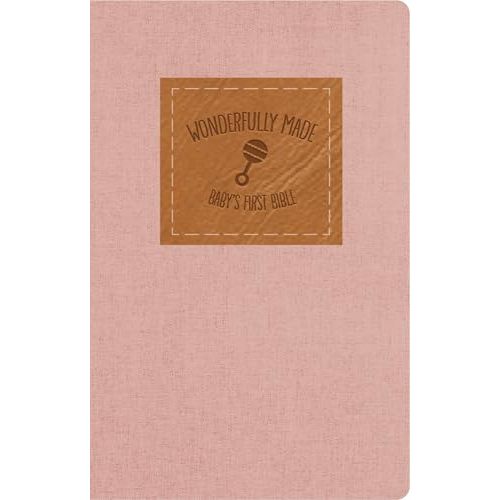 KJV, Wonderfully Made New Testament and Psalms: Baby Girl's First Bible, Softcover, Pink