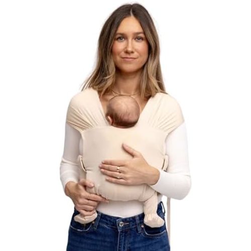 WildBird - Aerial Buckle Wrap - 0-6 Months - Standard (XS-XL) Sparrow - Newborn Baby Carrier - Front Carry - Soft Fabric, Straps, Head Support, Padded Waist Belt - Baby Essentials - New Mom Gifts