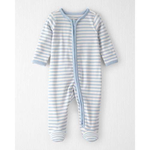 Baby Organic Cotton Sleep & Play Pajama in Stripes - Little Planet | Carter's